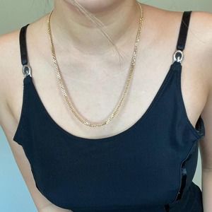 199s Gucci Tom Ford Vintage Tank Top with Golden "G" detailing size XS